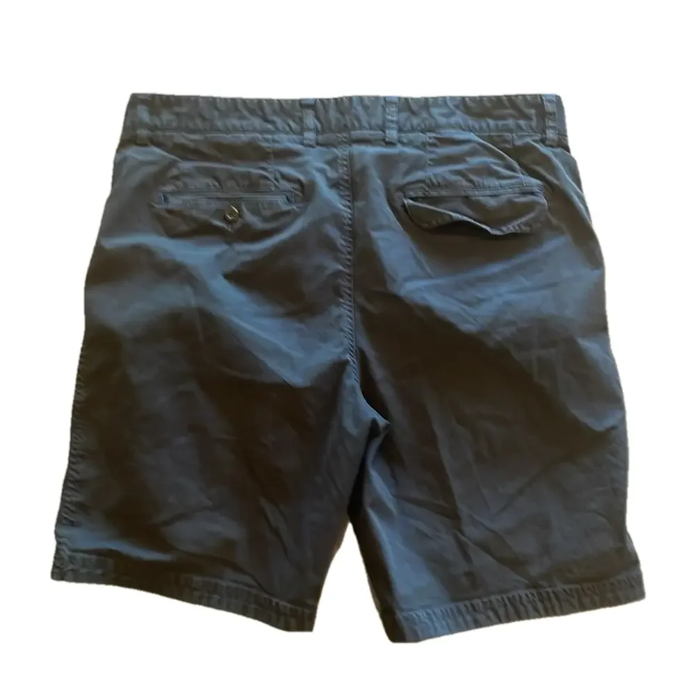 Robert Graham Mens 38 Navy Blue Flat Front Shorts